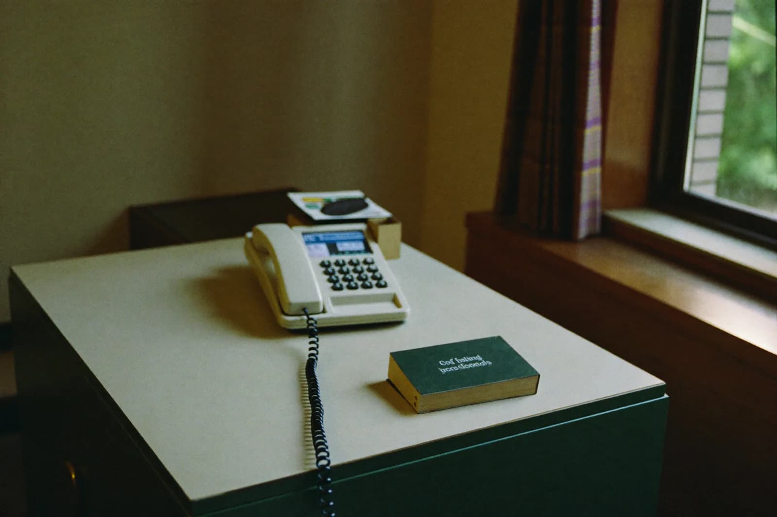Front desk of a small business where AI answers the phone
